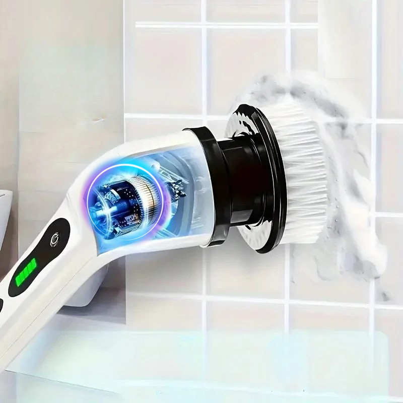 cepillo eléctrico para hogar multiuso , cepillo eléctrico para baño, cepillo eléctrico para auto, cepillo eléctrico de limpieza , gadgets de limpieza para hogar .MagicBrushPRO , Limpieza Sin Esfuerzo, Limpieza Fácil