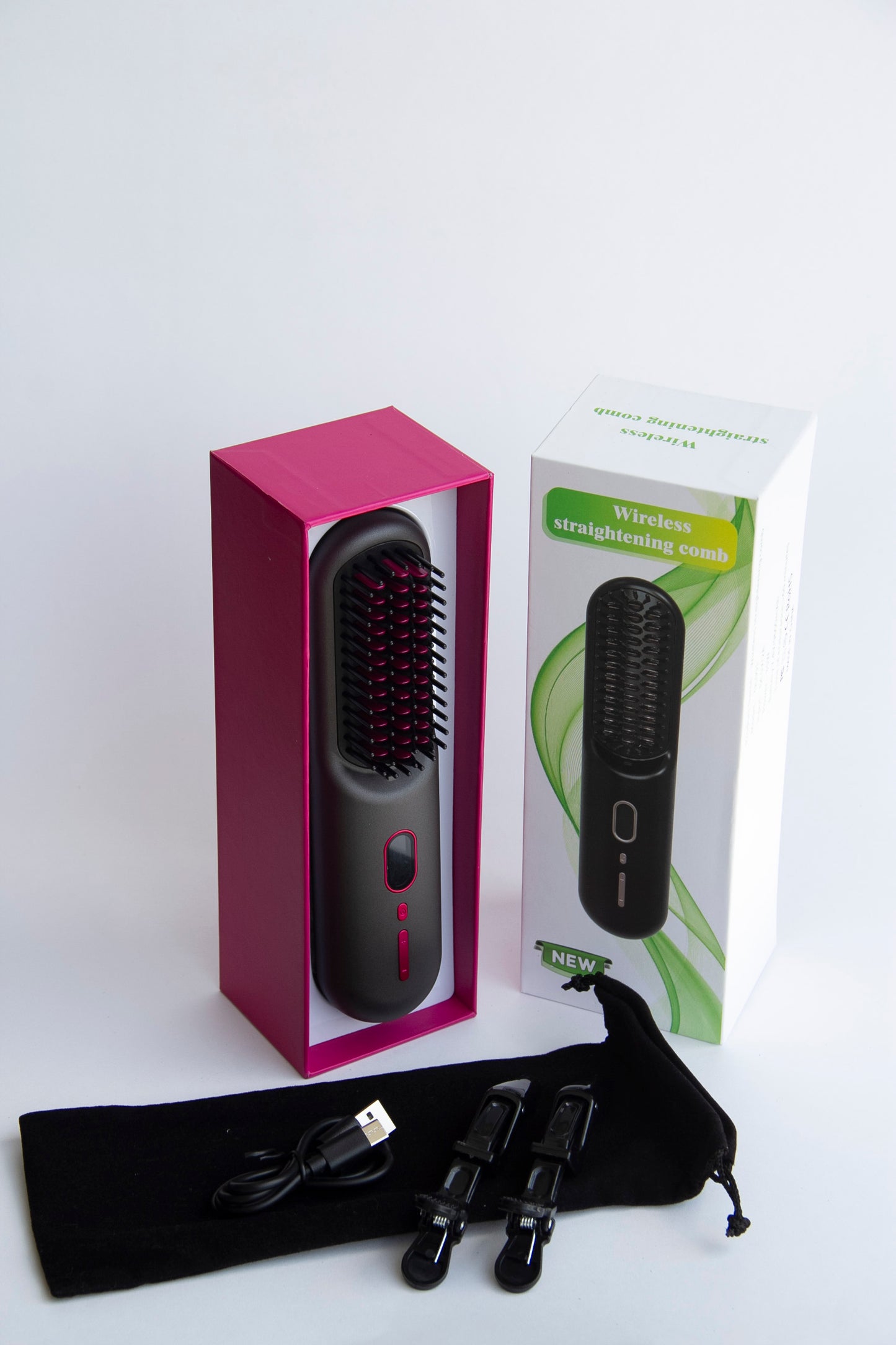 Cepillo Alisador con Placa de Cerámica – Tecnología iónica para un Peinado Suave
Cepillo Alisador de Iones Negativos – Control de Temperatura y Protección Térmica
Cepillo Alisador para Cabello y Barba – Iones Negativos para Reducir el Encrespamiento
Cepillo Alisador con Iones Negativos – Alisa y Suaviza tu Cabello Rápidamente
Cepillo Alisador de Cerámica con Función Anti-Frizz – Con Tecnología de Iones Negativos
Cepillo Alisador USB Portátil – Iones Negativos para un Peinado Perfecto y Sin Frizz