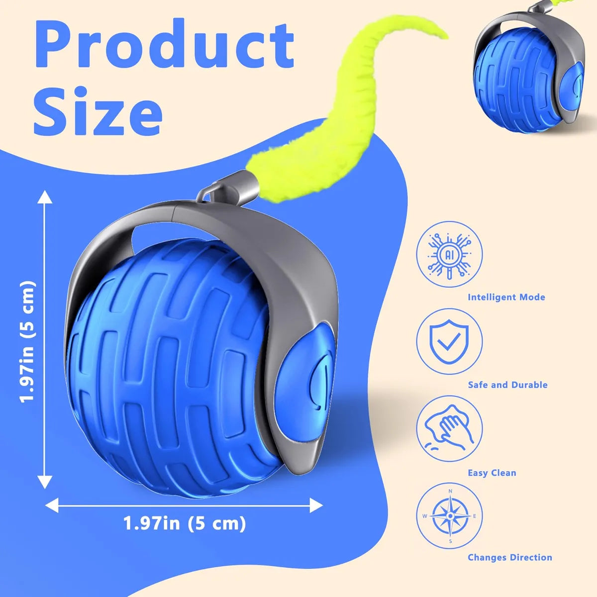 Juguete Pelota Para Gato Dos Velocidades, juguete para gato rhossybe, accesorios para gatos .
Pelota Automática Interactiva para Gatos – Recargable y con Movimiento Inteligente
Juguete Inteligente para Gatos – Pelota Eléctrica con Motor y Velocidad Ajustable
Pelota Eléctrica para Gatos con Movimiento Aleatorio – Ideal para Alfombras
Pelota Juguete para Gatos Recargable – Estimula el Juego y el Ejercicio
Pelota Interactiva para Gatos con Motor Potente – Diversión Infinita
Juguete Automático para Gatos