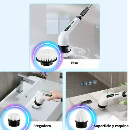 cepillo eléctrico para hogar multiuso , cepillo eléctrico para baño, cepillo eléctrico para auto, cepillo eléctrico de limpieza , gadgets de limpieza para hogar .MagicBrushPRO , Limpieza Sin Esfuerzo, Limpieza Fácil