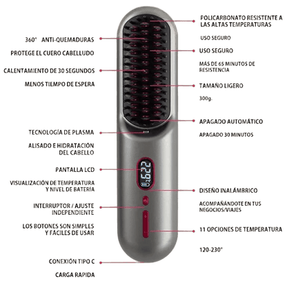 Cepillo Alisador con Iones Negativos – Control de Frizz y Protección Térmica
Cepillo Alisador Profesional con Tecnología de Iones Negativos – Para Cabello Suave
Cepillo Alisador de Cerámica con Iones Negativos – Reduce el Frizz y Encrespamiento
Cepillo Alisador Portátil con Iones Negativos – Para Cabello Liso y Brillante
Cepillo Alisador con Control de Temperatura Ajustable – 3 Niveles de Calor
Cepillo Alisador de Cabello con Iones Negativos – Protección Térmica y Carga USB
Cepillo Alisador de Iones Negati
